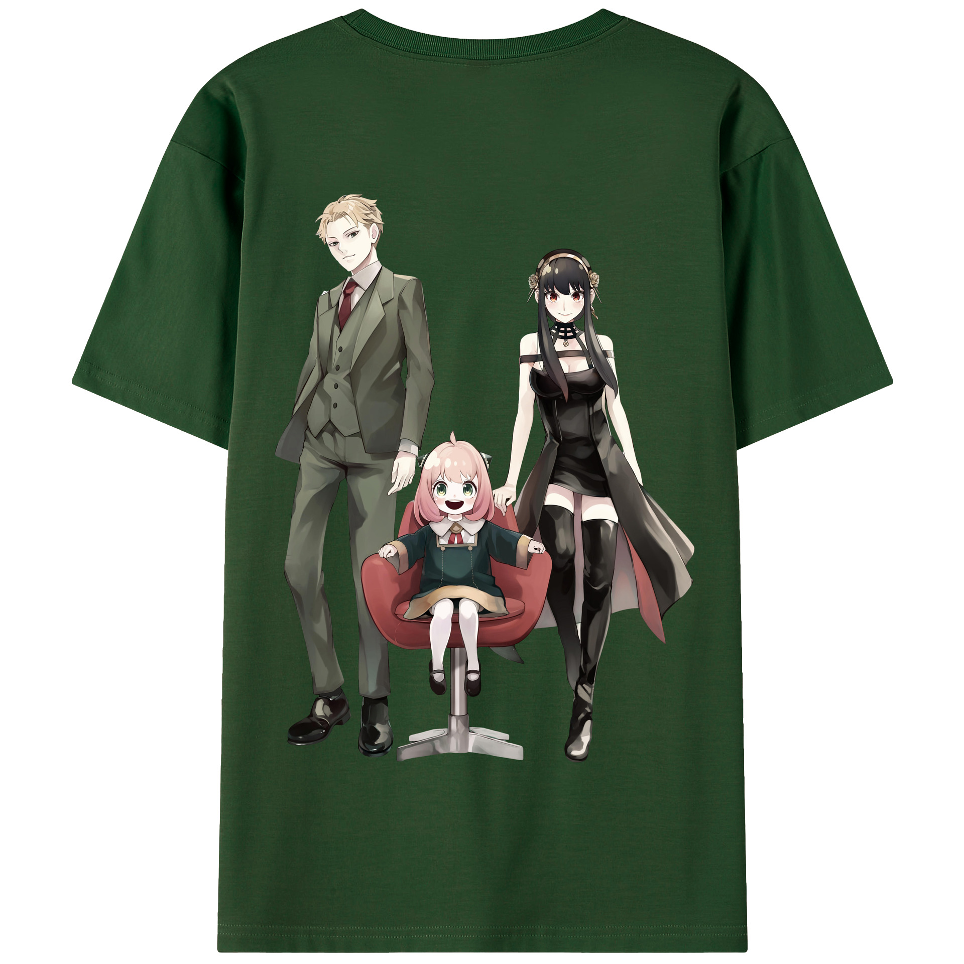 （画像用） SPY×FAMILY间谍家家酒 綿100％半袖Tシャツ（背面プリント）